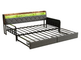 3ft Single Linen Metal Daybed Parcel 2 N652P412019G