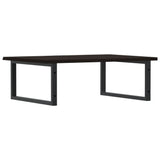 ZNTS Basin Shelf Wall Mounted Steel and Solid Wood Oak 3302657