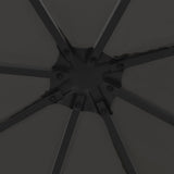 Gazebo with LED String Lights 3x3 m Anthracite 3070322
