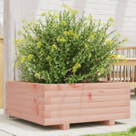 ZNTS Garden Planter 60x60x26.5 cm Solid Wood Douglas 847301
