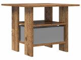 Bedside Table 2 pcs Old Wood 41 x 40 x 45 cm Engineered Wood 8000433
