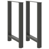 Bar Table Legs Anthracite 2 pcs 60x cm Steel 4013334