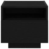 Bedside Cabinet 2 pcs Black Oak 40 x 39 x 37 cm Engineered Wood 863071