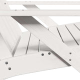 Garden Adirondack Chairs 2 pcs White 75x77x77 cm Solid Wood Pine 859333