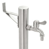 Garden Water Column Stainless Steel Round 65 cm 45457