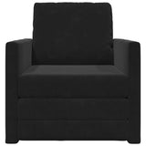 Sofa Bed Black 74 x 77 x 81 cm Velvet 4106614