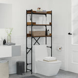 Washing Machine Shelf Old Wood 67 x 25 x 163 cm Engineered Wood 883550