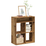 Book Cabinet Old Wood 66x31x80 cm Engineered Wood 860299