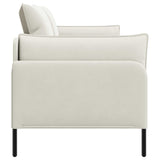 2-Seater Sofa 2-Seater Cream 188 x 81 x 89 cm Velvet 42048620