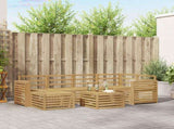 Outdoor Sofa Set 7 pcs White Polyester 3392159