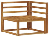 Outdoor Sofa Set 7 pcs Natural Solid Acacia Wood 3366932