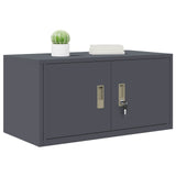 Storage Cabinet Anthracite 80 x 40 x 40 cm Steel 891672
