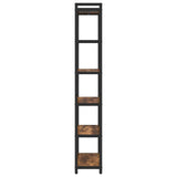 Bookshelf Smoked Oak 60 x 30 x 189.5 cm Engineered Wood 868379