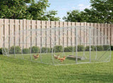 Chicken Coop Silver 600 x 300 x 200 cm Galvanised Steel 3434692