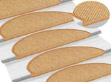 Stair Mats Self-adhesive Sisal-Look 30 pcs 65x21x4 cm Sisal 3365877