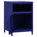Nightstands 2 pcs Navy Blue 35x35x51 cm Steel 3095215