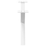 Coffee Table Legs X-Shaped 2 pcs White 70x cm Steel 4012885