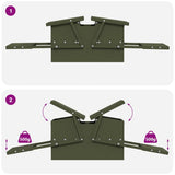 Chicken Treadle Feeder Olive Green 75 x 53 x 20.5 cm 874676