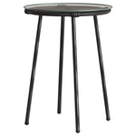 Garden Dining Set 3 pcs Black and Anthracite 42010356