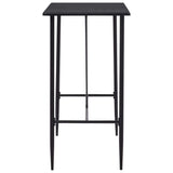 Bar Table Black 120x60x110 cm MDF 281546