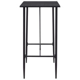 Bar Table Black 120x60x110 cm MDF 281546