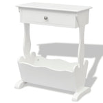 Magazine Rack Melrose White 242440