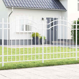 Garden Fence Woerden White 240 x 165 cm Powder-coated steel 42003970