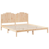 Extra Long Bed Frame without Mattress 200x220 cm Solid Wood 3309235