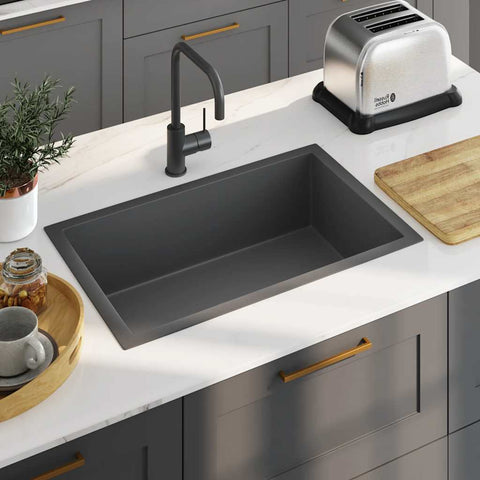Handmade Kitchen Sink Black Stainless Steel 51517