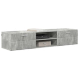 Wooden Cabinet with Drawer High Gloss White 150 x 39 x 30 cm 880235