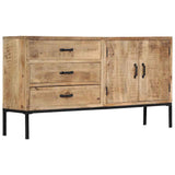Sideboard 140x35x75 cm Solid Mango Wood 249857