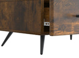 TV Cabinet Smoked Oak 147 x 34.5 x 30 cm Engineered Wood 895630