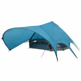 Teepee Tent 9-Person with Roof Blue and Grey 502 x 502 x 297 cm 42004018