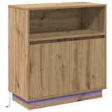 LED Sideboard Artisan Oak 71 x 34.5 x 75 cm Engineered Wood 869657