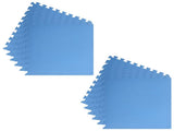 Pool Ground Mat 12 pcs Blue 4.32 EVA Foam 3433274