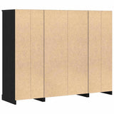 Highboard Black Oak 132 x 35.5 x 103.5 cm Engineered wood 3333078