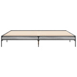 Bed Frame without Mattress Grey Sonoma 200x200 cm 844999