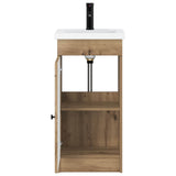 Bathroom Vanity with Sink Artisan Oak 42 x 40 x 84.5 cm 890063