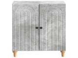 Bathroom Storage Cainet ALKMAAR Concrete Grey 59.5 x 31 x 80 cm 896178