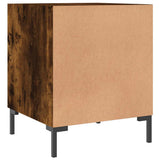 Bedside Cabinets 2 pcs Smoked Oak 40x40x50 cm Engineered Wood 827575