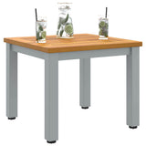 Outdoor Table Natural and Grey 45 x 45 x 38 cm 4010619