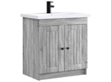 Bathroom Furniture Set Grey Sonoma 56 x 37.5 x 81 cm 3404190