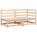 Garden Sofa 2-Seater Solid Wood Pine 837942