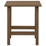 Garden Adirondack Chair with Table Solid Fir Wood Brown 315921