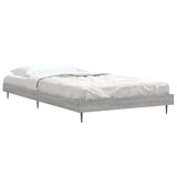 Bed Frame without Mattress Grey Sonoma 90x190 cm Single Engineered Wood 832307