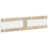 Wall-Mounted Headboard DELFT Sonoma Oak Engineered Wood 897147