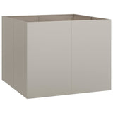 Planter Rusty 100x100x80 cm Weathering Steel 860828