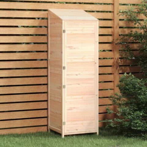 Garden Shed 55x52x174.5 cm Solid Wood Fir 152186