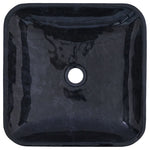 ZNTS Sink Black 40x40x10 cm Marble 149181