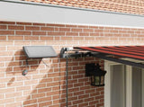 Retractable Awning Orange and brown 500 x 350 cm Fabric 3331482